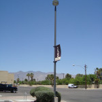 PARKING LOT POLE AND LUMINAIRE | Pole lights are difficult to service because they are not easily accessible. Duffy Electrical Contractors provides lighting maintenance on an as needed basis rather than a monthly fee basis. This saves the property owner having to pay even though no services are performed.